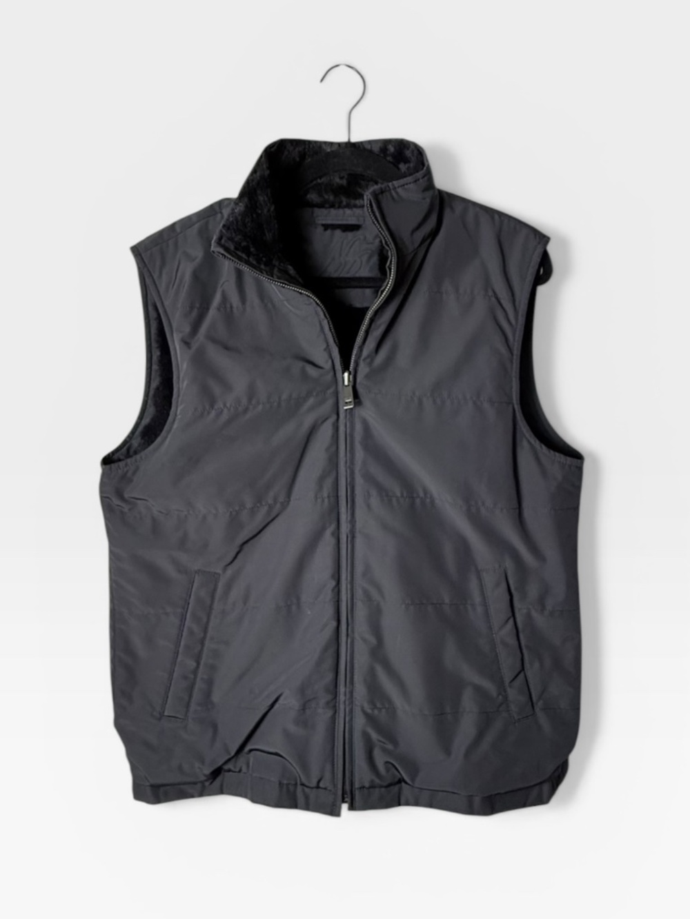 Nina Ricci Black‎ Fur Vest Size M/L (Note Flaws) (M)